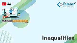 Inequalities  | Quantitative Aptitude  | Endeavor Careers