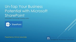 Un-Tap your Business Potential with Microsoft SharePoint