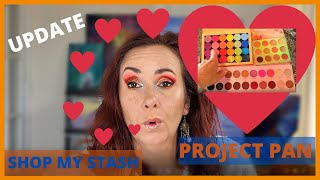 Project Pan Update Shop my stash, What makeup I used. Did I meet my goals Choosing for next month.