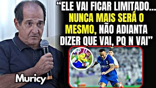 "JÁ TIVE ESSA LESÃO E EU SEI" MURICY MANDA A REAL SOBRE O RETORNO DE NEYMAR AOS GRAMADOS!