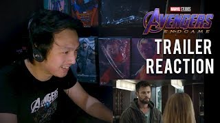 New Avengers End Game Trailer Reaction!!