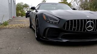 Mercedes AMG GTR: Satin Black Cabriolet