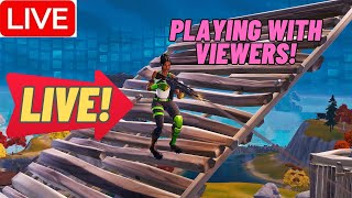 🔴 LIVE | Playing FORTNITE WITH VIEWERS! | ! COME JOIN!