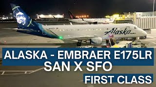 TRIP REPORT | Alaska Airlines - Embraer 175LR - San Diego (SAN) to San Francisco (SFO) | First Class