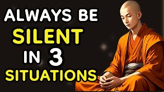 Always Be Silent in 3 Critical Situations | Buddhism | Motivational Story | Zen teachings