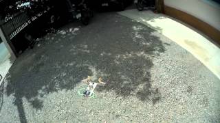 Mini H Quad Copter First Flight Outside