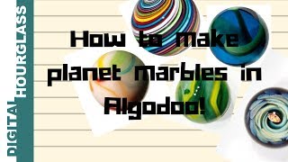 Algodoo - how to make planet marbles (and others)