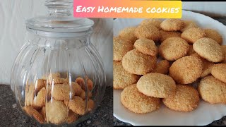 How to Make Original Bakery Cookies at Home ||Eid special coconut cookies ||Collaboration