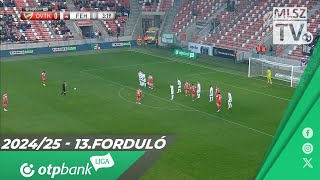 DVTK – Fehérvár FC | 1-0 | (1-0) | OTP Bank Liga | 13. forduló | MLSZTV