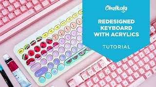 How to Paint Your Computer Keyboard Using Acrylics