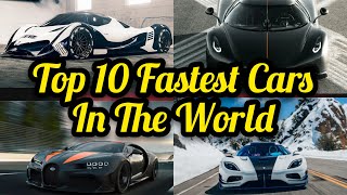 Top 10 Fastest Cars In The World 2024