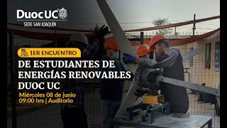 Primer encuentro de estudiantes de Energías Renovables