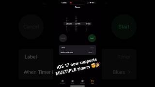 iOS17 supports multiple timers! Finally 🤯 #ios17