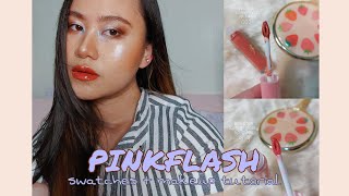 SWATCHES | PINKFLASH lip cream lip gloss | geaintohue