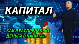 Распределение денег в капитале.  Как я создаю подушку безопасности и капитал одновременно!