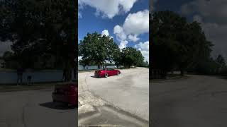 Mustang cobra does a rolling burnout #v8 #ford #mustang #cobra #terminator #automobile #racing #fast