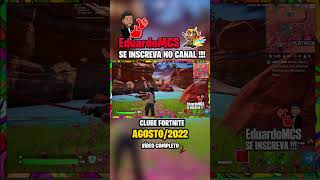 CLUBE FORTNITE 08/2022. #fortnite #clube #fortnite #clubefortnite #Crew #2022 #Agosto #Wolverine