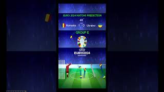 Euro 2024 group E - Romania vs Ukraine #euro2024 #euro #football #prediction #romania #ukraine