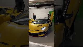 two incredible lamborghini aventadors #shorts  #viral