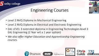 Vocational Engineering at Selby College