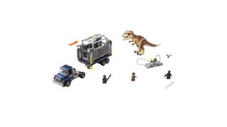 Jurassic World 79533 T Rex Transport Reveal