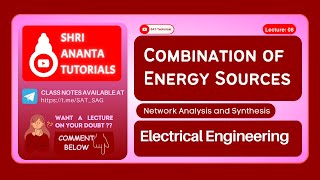 Combination of Energy Sources #kcl #kvl  #electricalengineering #network