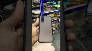 vivo v15 pro smoke black cover 😋 hard back case || #short