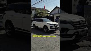 Tampilan mobil FORTUNER setelah ganti velg racing VOLKRAYS TE37 R18 - velg mobil Fortuner