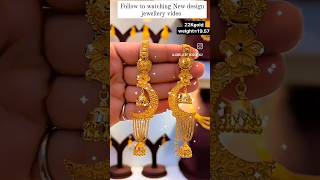 Gold Earrings Designs |Gold Jhumka Designs With Weight And Price |Gold Jhumki |#jhumka #earrings #96