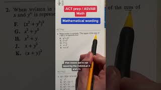 ACT Math practice question of the day 4