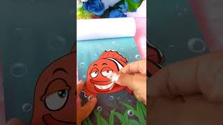 Sticker menghias ikan nemo lucu peperdolls #shorts  #paperdolls #sticker #ikannemo