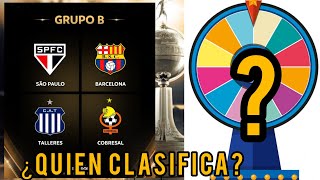 PREDICCION COPA CONMEBOL LIBERTADORES 2024 FASE DE GRUPOS (Ruleta)