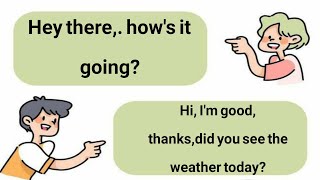 English conversation | English speaking practice | about weather