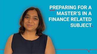 Preparing for a Master’s in a finance related subject