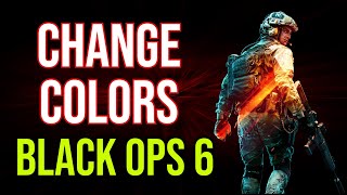 How to Change Team & Enemy Colors in COD BO6 Black Ops 6