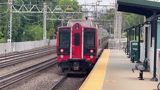 Metro North and Amtrak action at Old Greenwich, CT 5/18/24