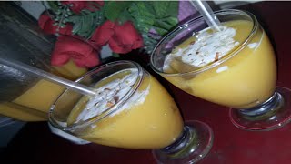 Mango Juice Recipe by EntertainmentVlog | Mango Shake Recipe | Mango Mastani MilkShake Recipe