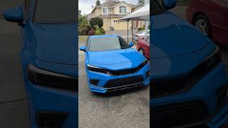 Installing the Yofer lip on my 11th gen civic hatch #honda #car #tutorial