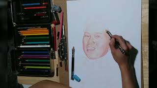 Portrait Caricature #01 - The Runner (TimeLapse)