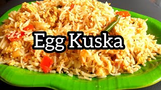 Egg Kuska | Lunch Box recipe | Simple  Rice | Nisa Kitchen