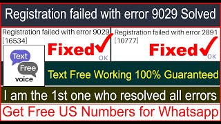 how to fix registration failed with error 9029 | registration failed with error 9029 textfree