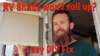 DIY RV Roller Shade Repair | Maintenance Monday | DestinatioNow