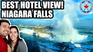 BEST Hotel View of NIAGARA FALLS! Embassy Suites! What to Do in the Winter!  - Ontario Canada