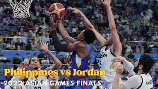 Jordan vs Philippines I 2022 ASIAN games Gold medal match #asiangames2023