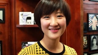 과감한 여자 숏커트 헤어스타일 / Medium Length to Pixie Cut Woman Hairdresser