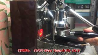 Olympia Cremina 67 pulling double ristretto