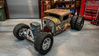 RCeveryday.com Super Short RC Rat Rod Build Part 1, Making a Roller, Patina & More