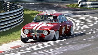 Alfa Romeo GTA 1300 junior around nurburgring nordschleife