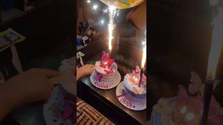 My sister's birthday celebration | cake unboxing#trending #viral #sorts