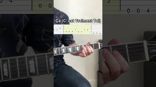 Ça (C’ est vraiment toi) Guitar + Tabs #guitartabstutorial #coursdeguitare #rockfrançais